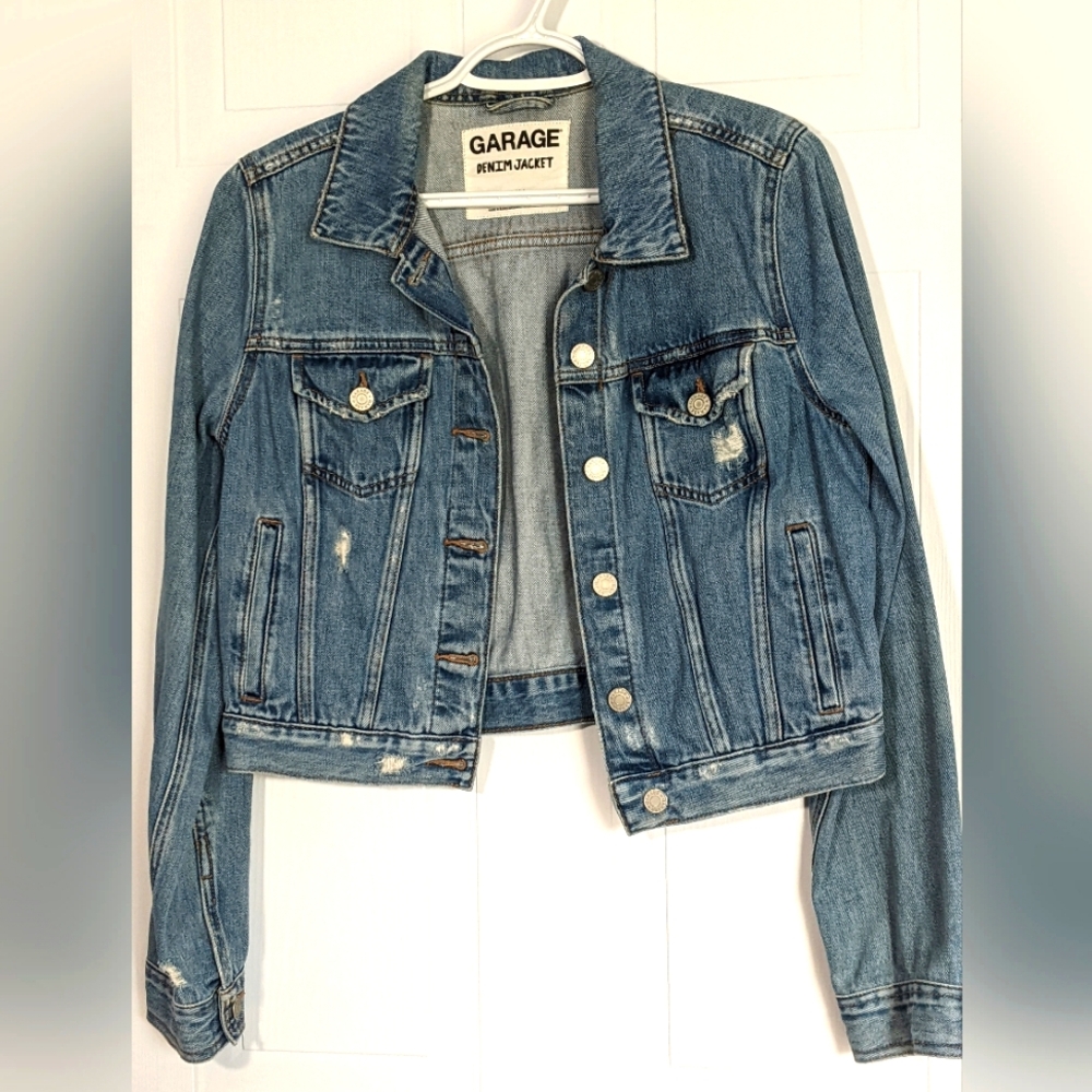 Distressed Jean Jacket - Garage